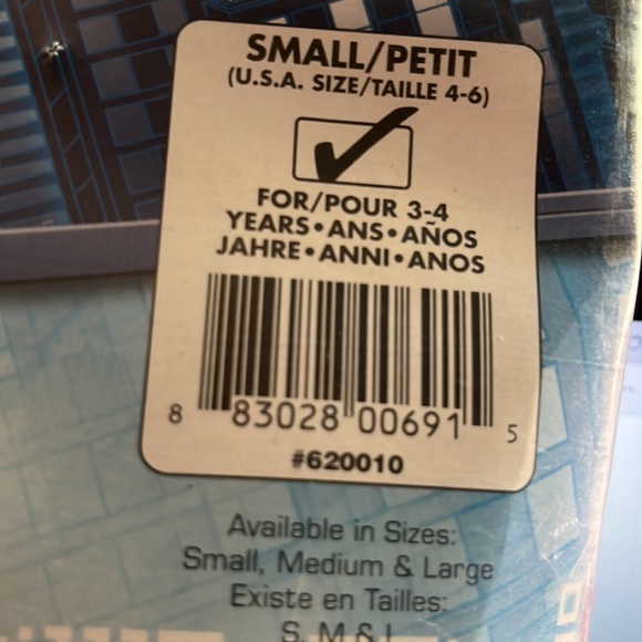 Marvel Ultimate Spider-Man Muscle Chest Costume Child Small 4-6 NWT Rubie's - Picture 2 of 4